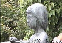 acid rain on statue