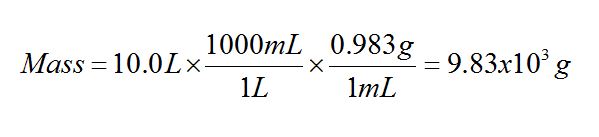 Density Calculation