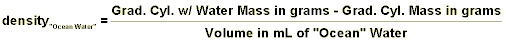 Ocean Density