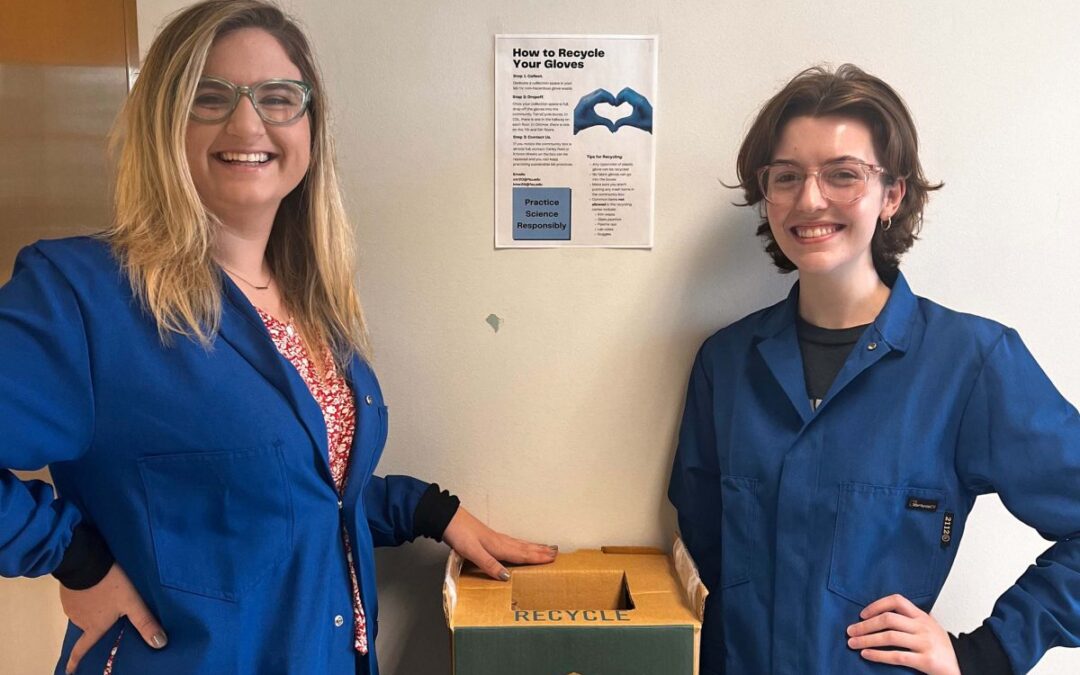 Florida State University chemistry graduate students launch successful glove recycling initiative