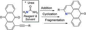 Graphical abstract: Urea as an organic solvent and reagent for the addition/cyclization/fragmentation cascades leading to 2-R-7H-dibenzo[de,h]quinolin-7-one analogues of Aporphinoid alkaloids