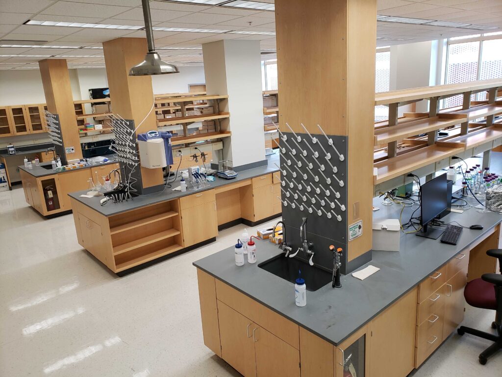 Photograph of the lab space