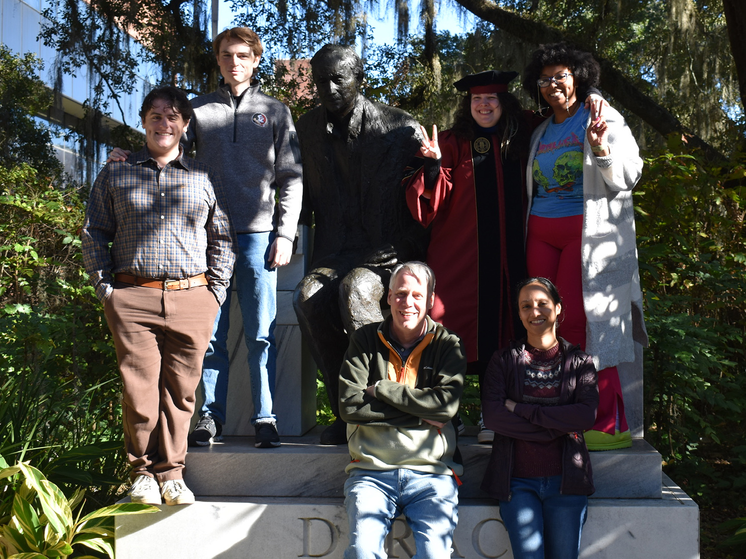 Group photo outdoors