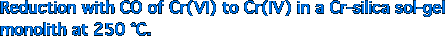 Reduction with CO of Cr(VI)